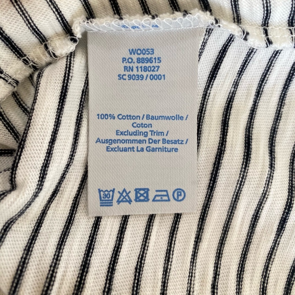 Boden White and Black Striped Sleeveless Beach Top - Picture 8 of 8